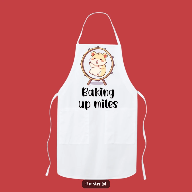 Funny Hamster Wheel Apron - Cook Up Laughs in the Kitchen!