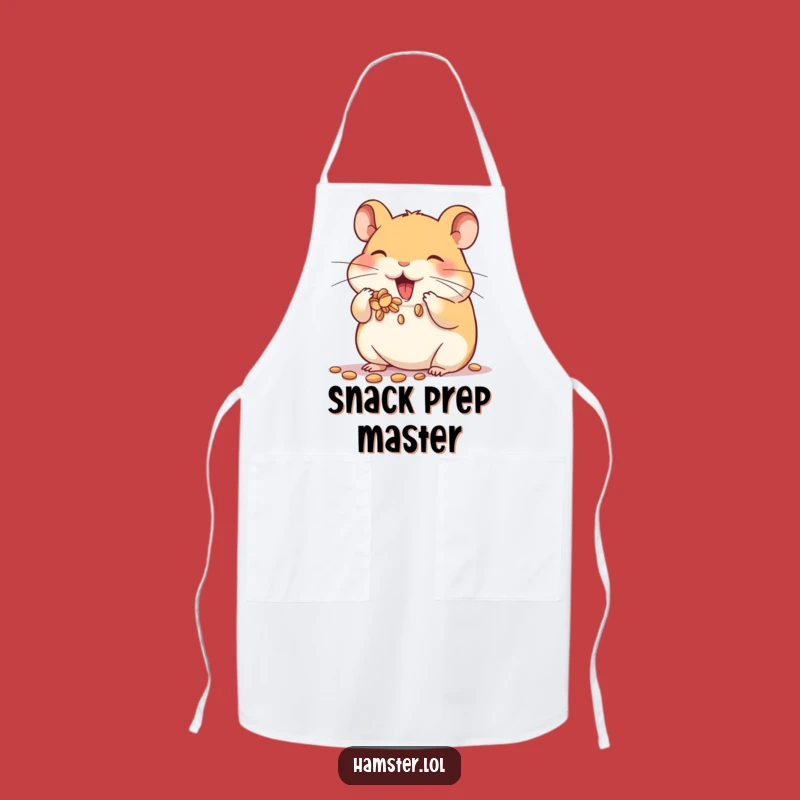 Funny Hamster Apron: Snack preparation with a cheeky character