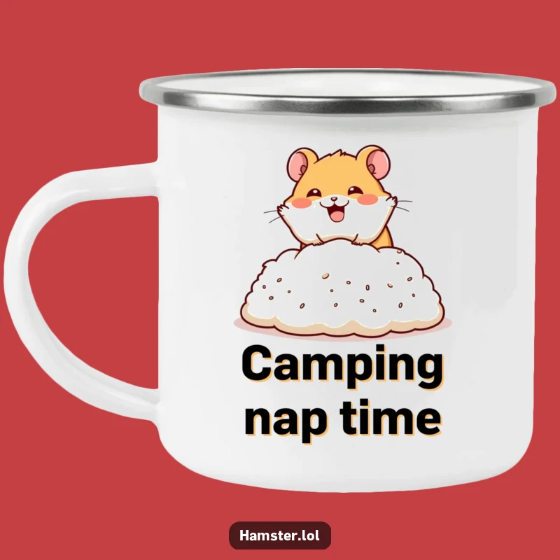 Funny Adventure Dive Hamster Mug - Happy Camper, Outdoor Gift