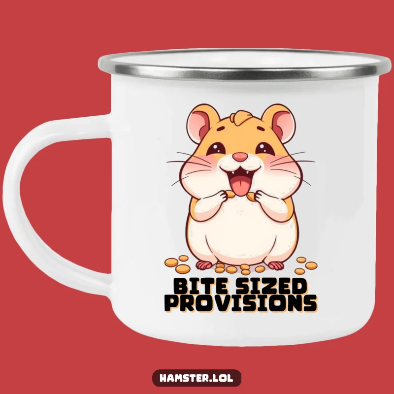 Funny Adventure Hamster Mug - Joyful Seed Stuffing, Outdoor Gift