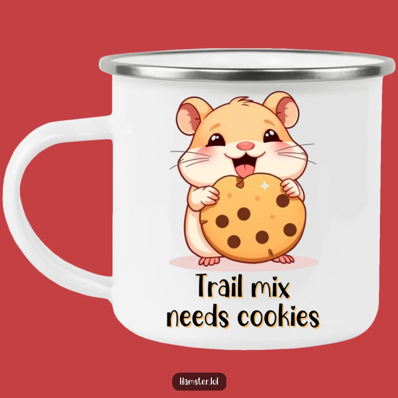 Funny Hamster Adventure Mug: Durable & Hilarious Gift for Outdoor Lovers