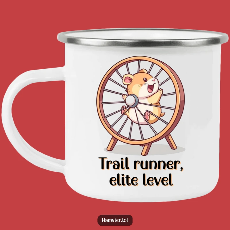 Funny Hamster Wheel Camp Mug - Hilarious Gift for On-the-Go Fun