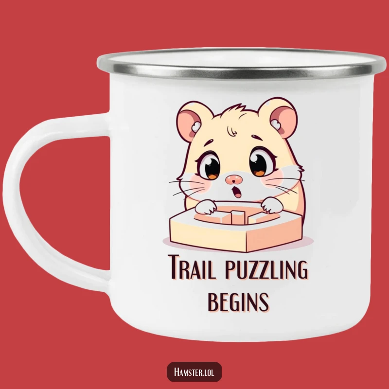 Funny Hamster Maze Camping Mug: Rugged Surprise, Outdoor Humorous Gift