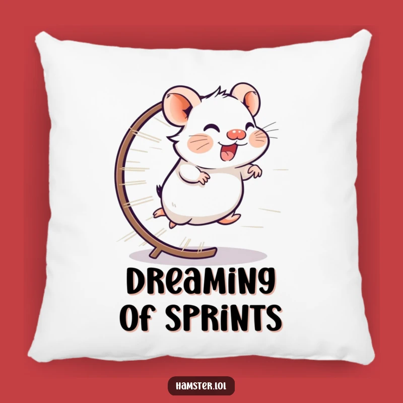 Funny Giggling Hamster Pillow - Fast Wheel Action, Cozy Gift
