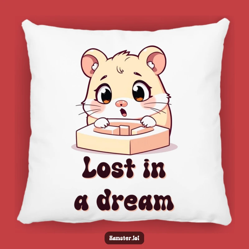 Funny Hamster Maze Pillow: Cozy Surprise, Whimsical Decor Gift