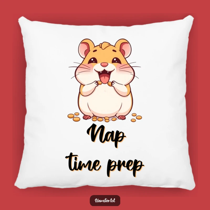 Funny Hamster Cheeky Pillow - Joyful Seed Stuffing Accent, Gift