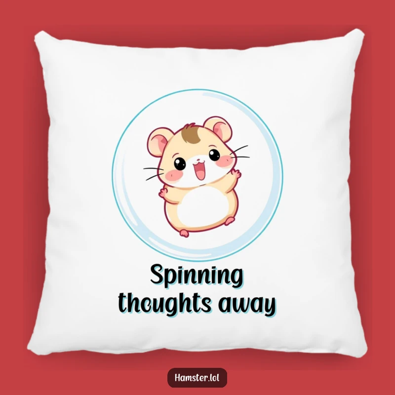 Funny Hamster Ball Pillow - Soft & Hilarious Pet Comfort