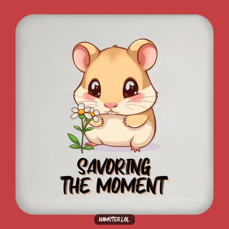 Funny Curious Hamster Coasters - Hilarious & Protective Table Decor
