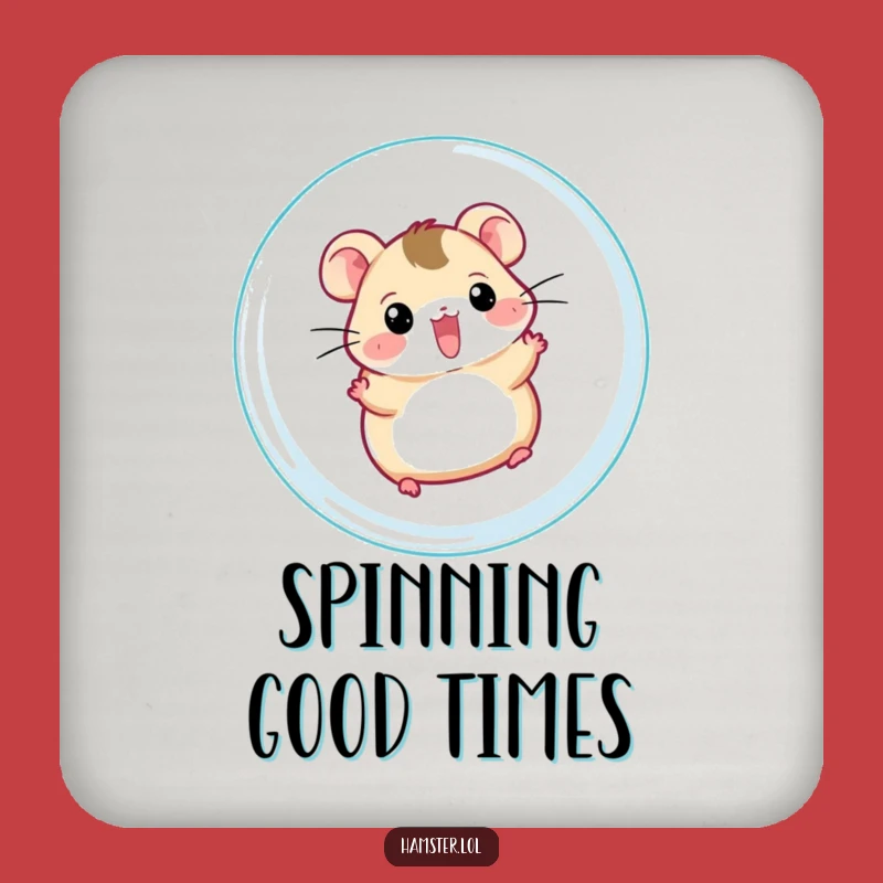 Funny Hamster Ball Coasters - Hilarious & Protective Table Decor
