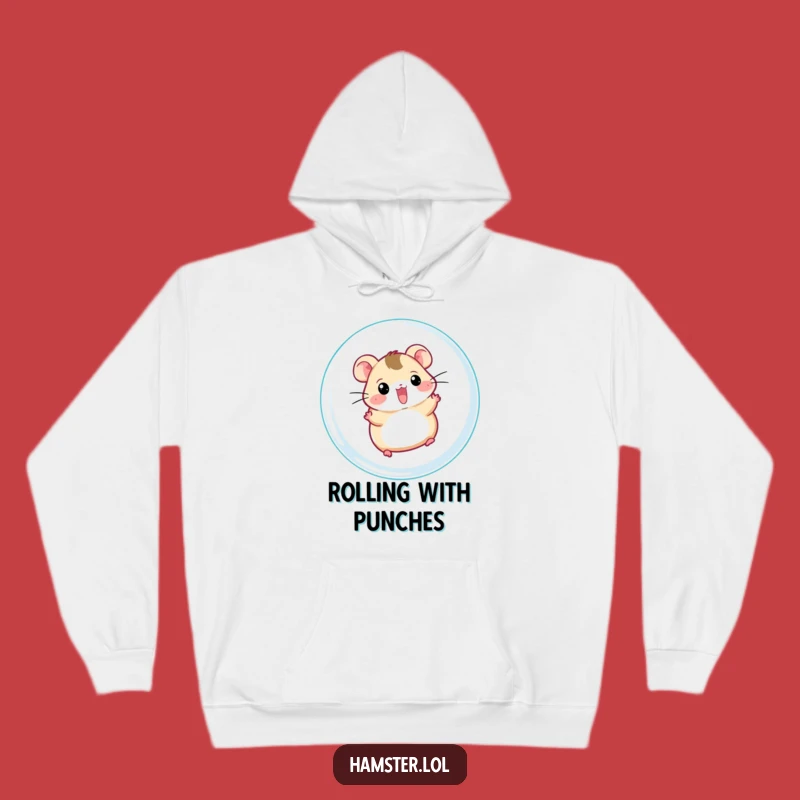 Funny Hamster Ball Hoodie - Cozy & Hilarious Pet Motion Gift