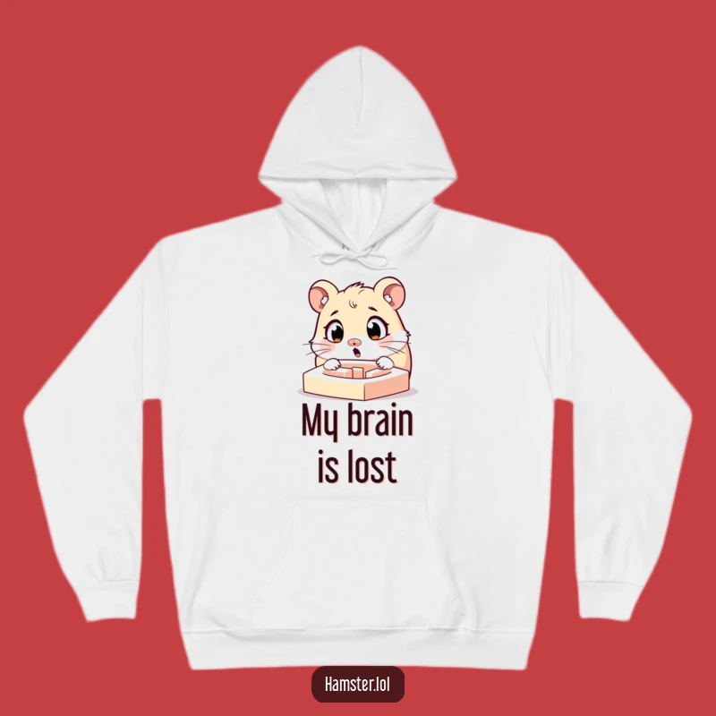 Funny Hamster Maze Hoodie: Cozy Surprise, Perfect Humorous Gift