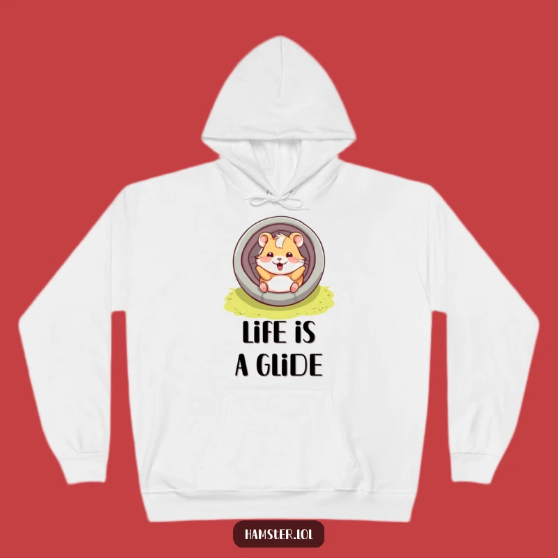 Funny Hamster Tube Hoodie: Cozy Playfulness, Perfect Humorous Gift