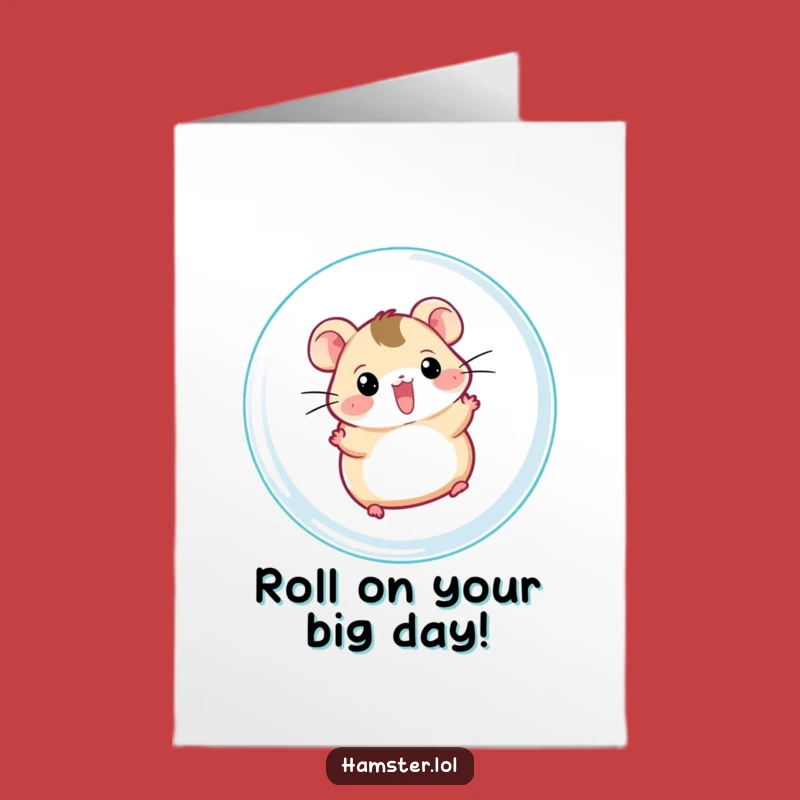 Free Printable Birthday Card: Hamster Zooming, Hilarious Downloadable Party Gift