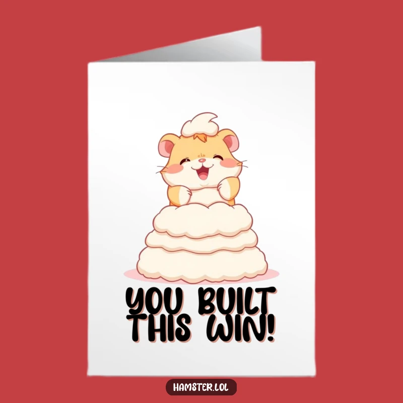 Free Printable Hamster Con-Gratulations Card: Hilarious Downloadable Gift for Any Occasion