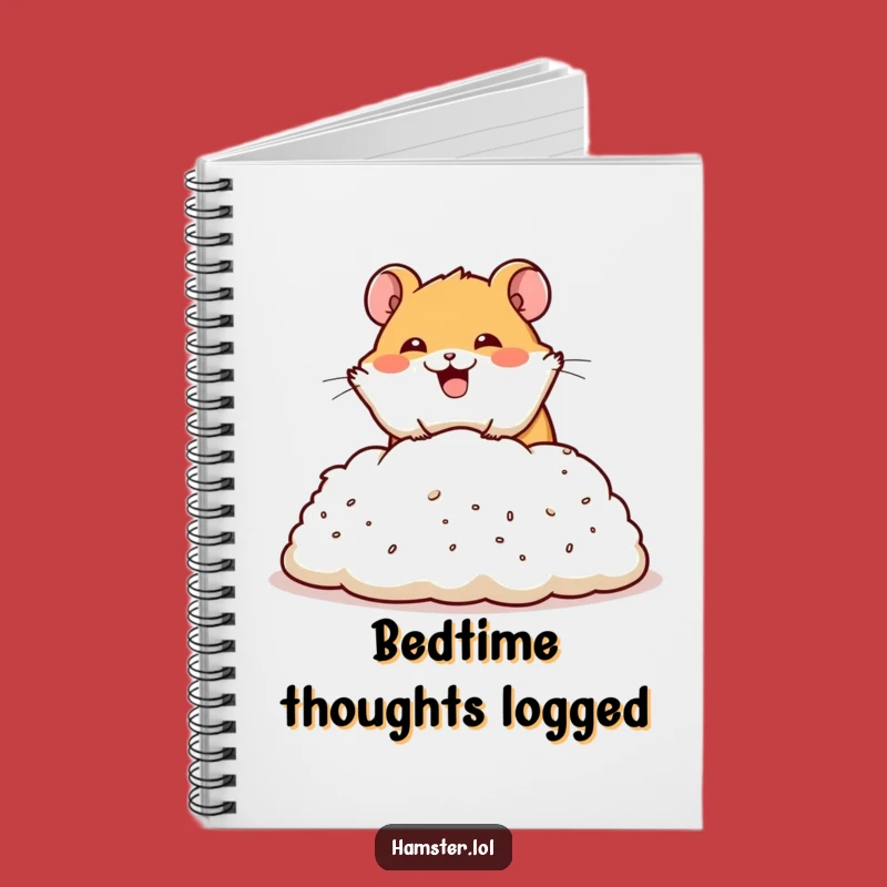 Funny Cozy Ideas Notebook - Hamster Dive, Funny Gift