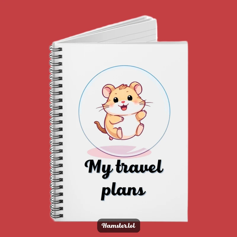 Funny Hamster Ball Notebook: Playful Character Rolling, Journal Humorous Gift for Ideas