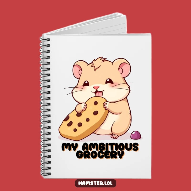 Funny Wobbly Hamster Notebook - Hilarious Journal for Ambitious Souls