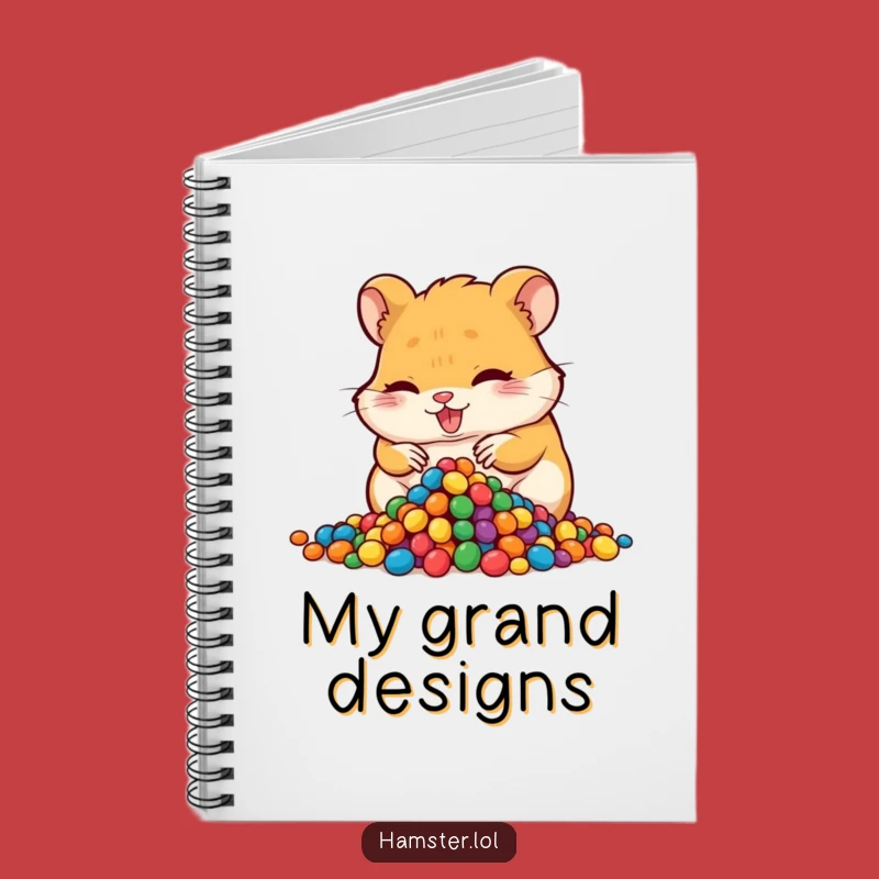 Funny Hoarding Hamster Notebook - Hilarious Journal for Collectors