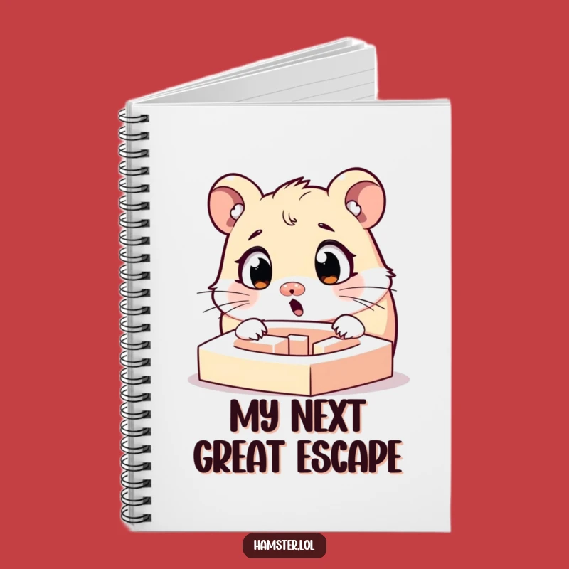 Funny Hamster Maze Notebook: Wide-Eyed Ideas, Perfect Humorous Gift