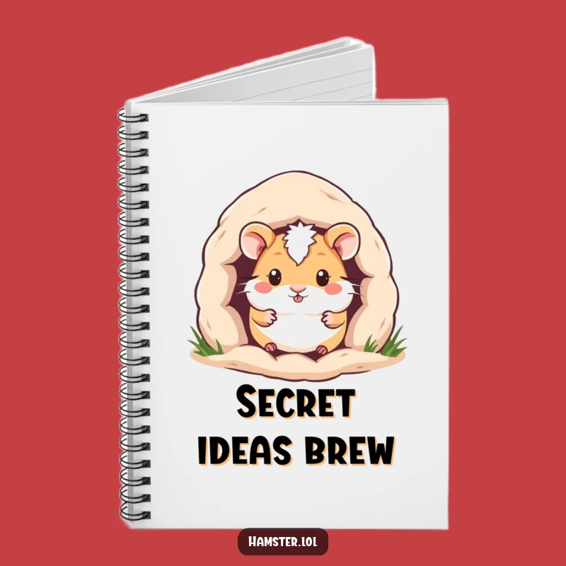 Funny Hamster Burrow Notebook: Cozy Rodent Ideas Gift