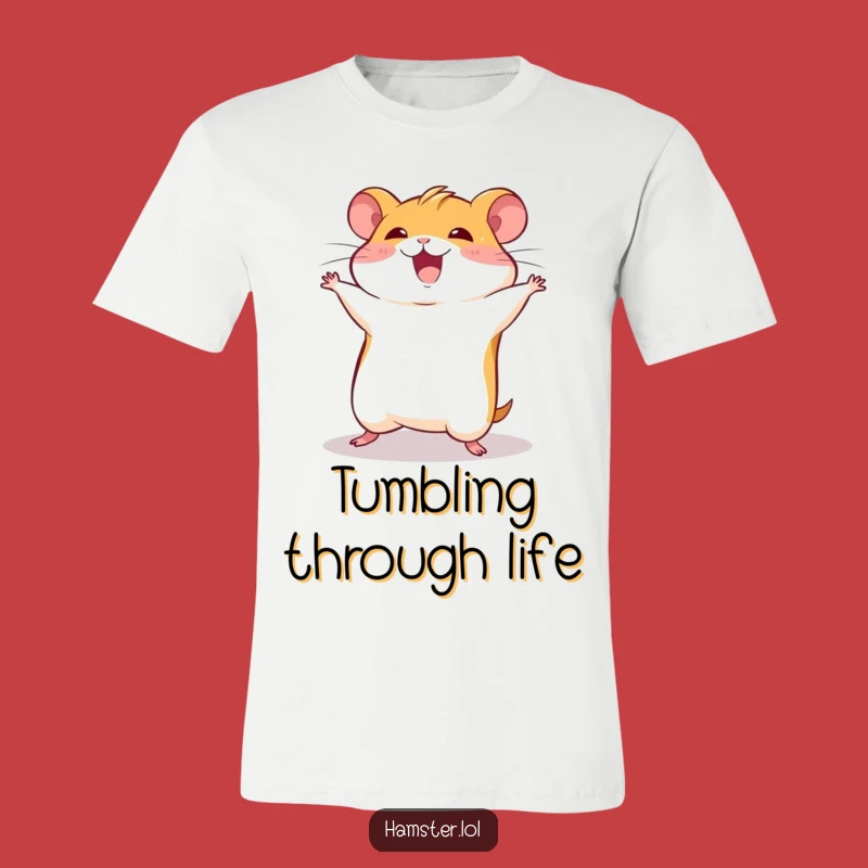 Funny Hamster Acrobat T-Shirt - Hilarious Gift for Playful People