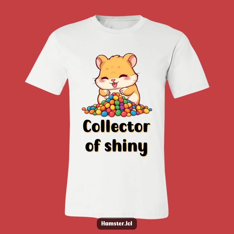 Funny Hoarding Hamster T-Shirt - Hilarious Greedy Pet Humor Tee