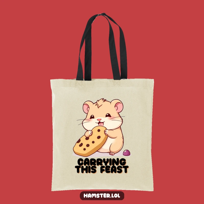 Funny Wobbly Hamster Tote Bag - Stylish & Hilarious Accessory